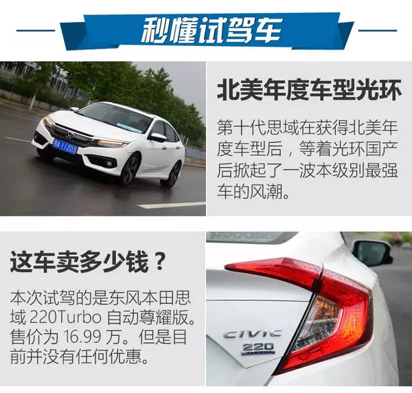 憑什么叫神車？ 本田思域220Turbo試駕
